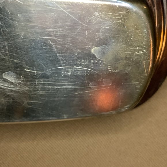 Vintage Oneida silver-plated butter dish - Queen Bess II pattern - Picture 6 of 6